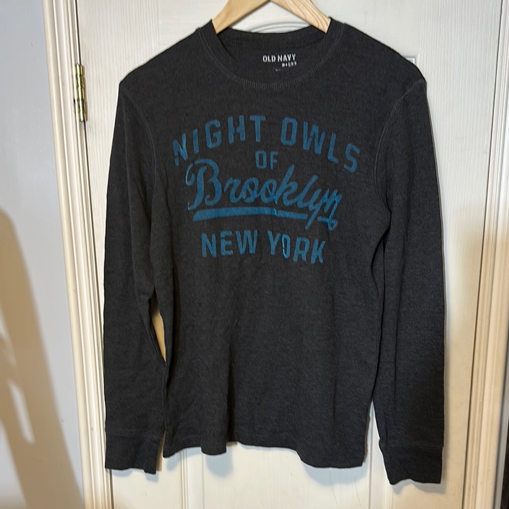 Old Navy Gray Long Sleeve T-Shirt Size Small